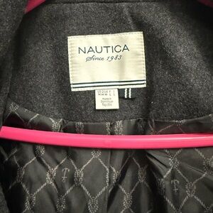 Nautica Women's Charcoal Pea Coat